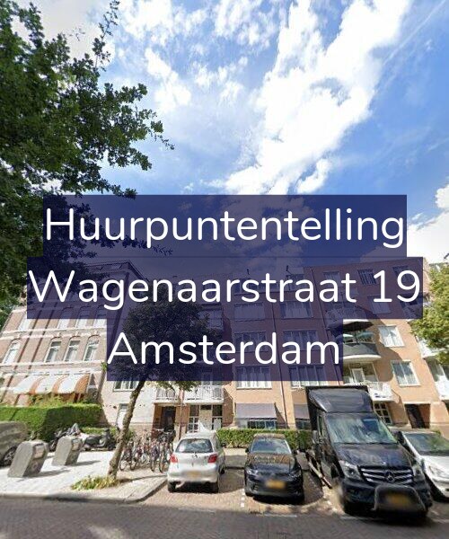 Foto gevel Huurpuntentelling voor Wagenaarstraat 19, Amsterdam