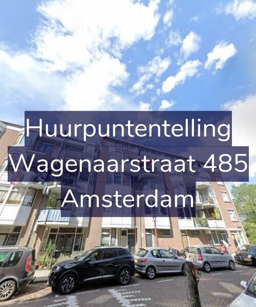 Foto gevel Huurpuntentelling voor Wagenaarstraat 485, Amsterdam