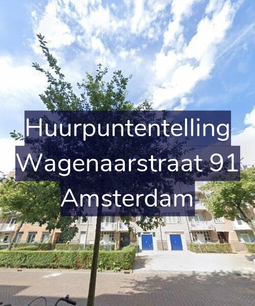 Foto gevel Huurpuntentelling voor Wagenaarstraat 91, Amsterdam
