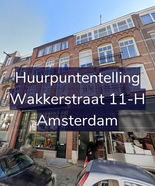 Foto gevel Huurpuntentelling voor Wakkerstraat 11-H, Amsterdam
