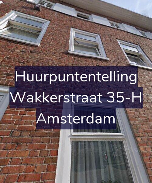 Foto gevel Huurpuntentelling voor Wakkerstraat 35-H, Amsterdam