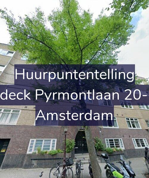 Foto gevel Huurpuntentelling voor Waldeck Pyrmontlaan 20-2RV, Amsterdam