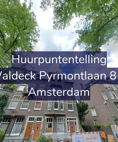 Foto gevel Huurpuntentelling voor Waldeck Pyrmontlaan 8-2, Amsterdam
