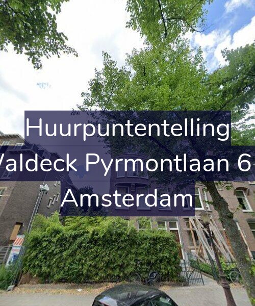 Foto gevel Huurpuntentelling voor Waldeck Pyrmontlaan 6-2, Amsterdam