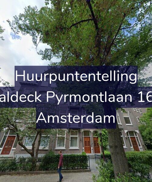 Foto gevel Huurpuntentelling voor Waldeck Pyrmontlaan 16-2, Amsterdam