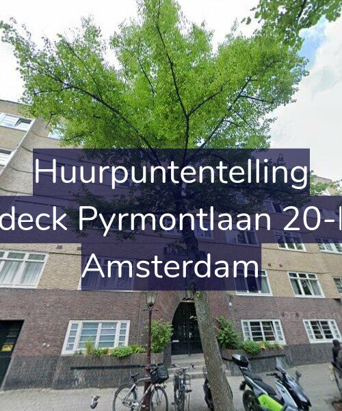 Foto gevel Huurpuntentelling voor Waldeck Pyrmontlaan 20-HRV, Amsterdam