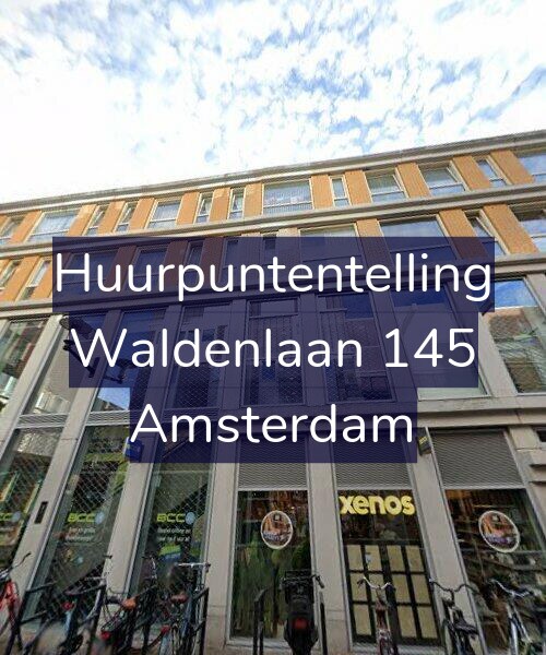 Foto gevel Huurpuntentelling voor Waldenlaan 145, Amsterdam