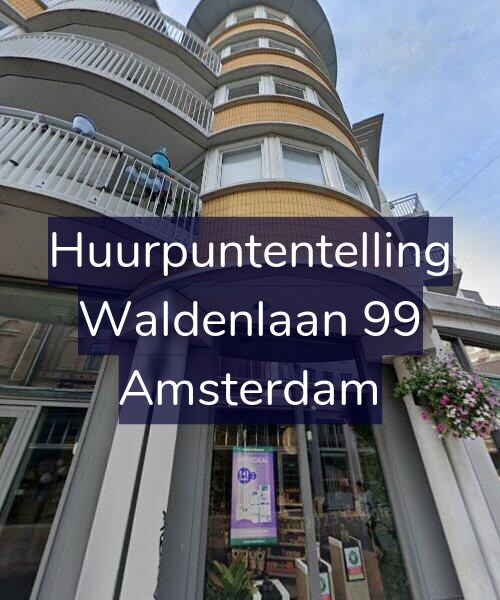 Foto gevel Huurpuntentelling voor Waldenlaan 99, Amsterdam