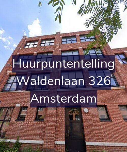 Foto gevel Huurpuntentelling voor Waldenlaan 326, Amsterdam
