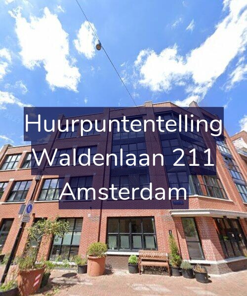 Foto gevel Huurpuntentelling voor Waldenlaan 211, Amsterdam