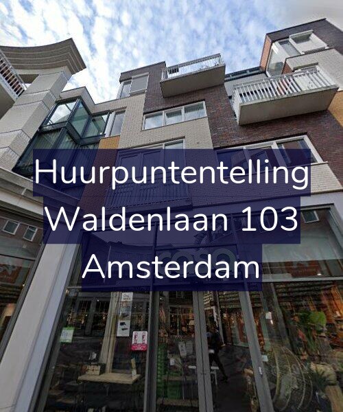 Foto gevel Huurpuntentelling voor Waldenlaan 103, Amsterdam
