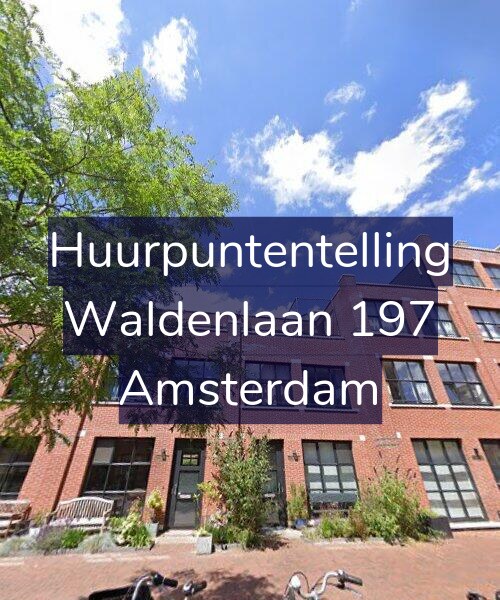 Foto gevel Huurpuntentelling voor Waldenlaan 197, Amsterdam
