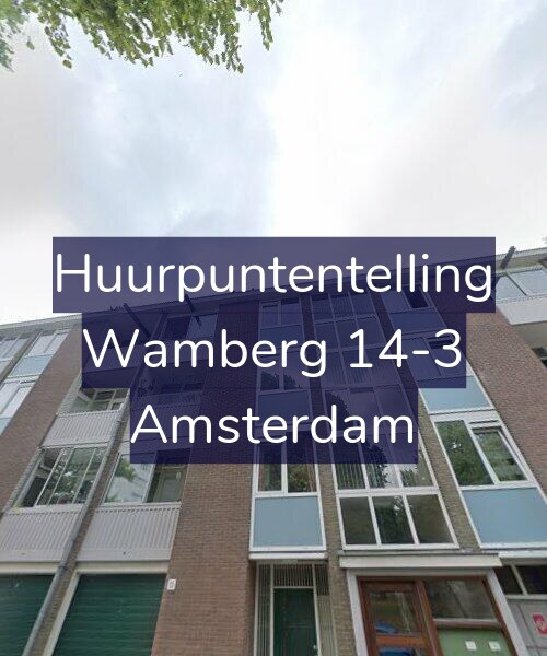 Foto gevel Huurpuntentelling voor Wamberg 14-3, Amsterdam