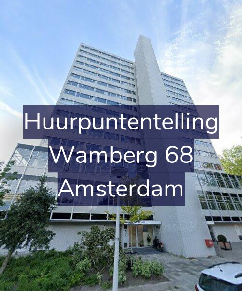 Foto gevel Huurpuntentelling voor Wamberg 68, Amsterdam