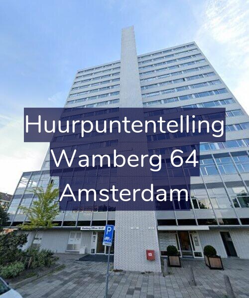 Foto gevel Huurpuntentelling voor Wamberg 64, Amsterdam