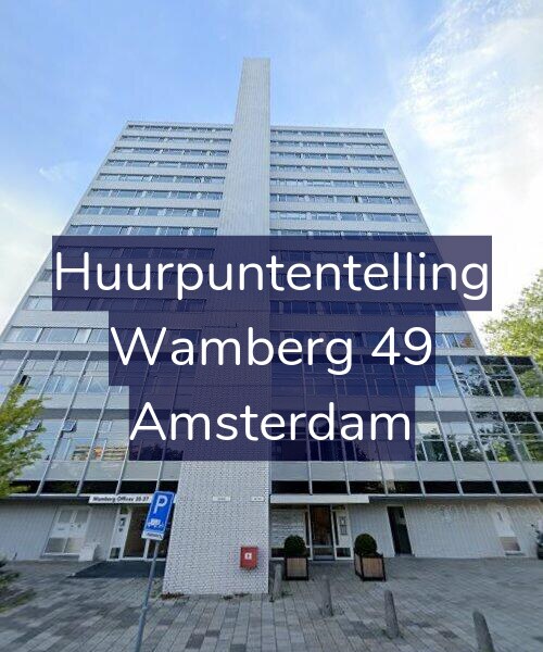Foto gevel Huurpuntentelling voor Wamberg 49, Amsterdam