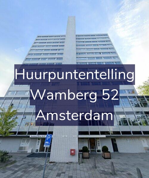 Foto gevel Huurpuntentelling voor Wamberg 52, Amsterdam