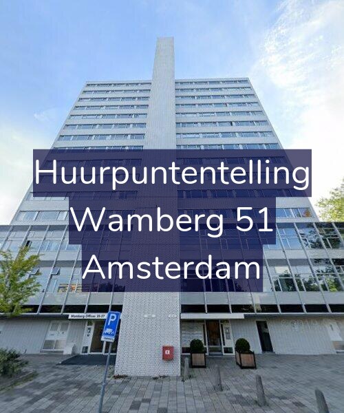 Foto gevel Huurpuntentelling voor Wamberg 51, Amsterdam