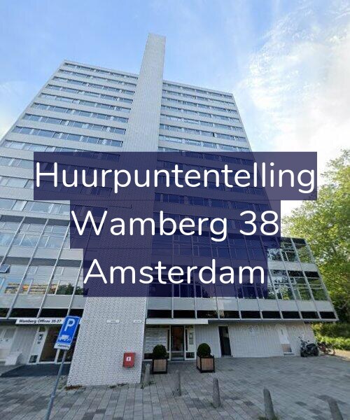 Foto gevel Huurpuntentelling voor Wamberg 38, Amsterdam