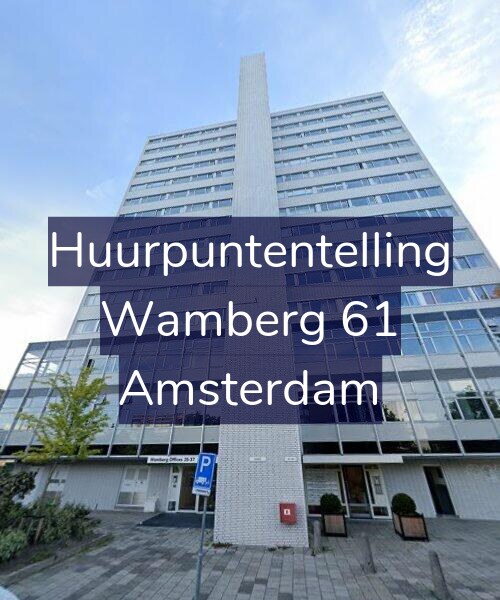 Foto gevel Huurpuntentelling voor Wamberg 61, Amsterdam