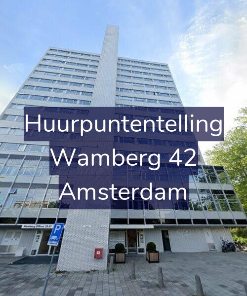 Foto gevel Huurpuntentelling voor Wamberg 42, Amsterdam