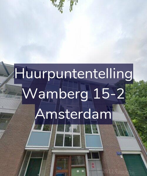 Foto gevel Huurpuntentelling voor Wamberg 15-2, Amsterdam
