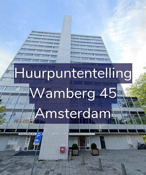 Foto gevel Huurpuntentelling voor Wamberg 45, Amsterdam