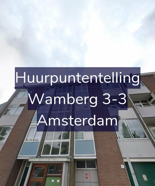 Foto gevel Huurpuntentelling voor Wamberg 3-3, Amsterdam