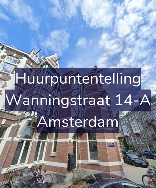 Foto gevel Huurpuntentelling voor Wanningstraat 14-A, Amsterdam