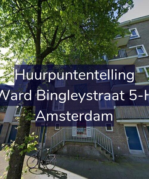 Foto gevel Huurpuntentelling voor Ward Bingleystraat 5-H, Amsterdam