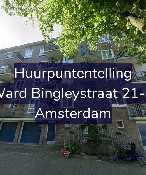Foto gevel Huurpuntentelling voor Ward Bingleystraat 21-H, Amsterdam