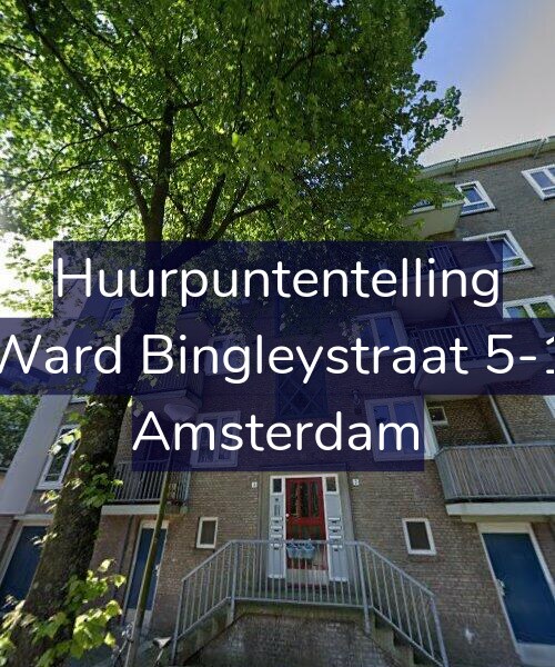 Foto gevel Huurpuntentelling voor Ward Bingleystraat 5-1, Amsterdam