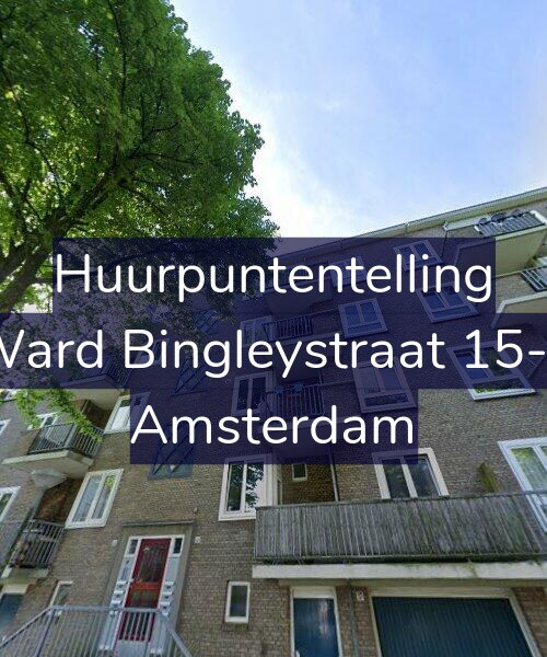 Foto gevel Huurpuntentelling voor Ward Bingleystraat 15-2, Amsterdam