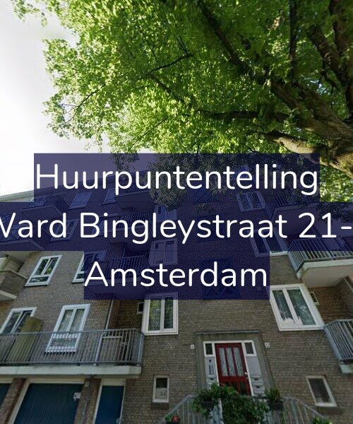 Foto gevel Huurpuntentelling voor Ward Bingleystraat 21-3, Amsterdam