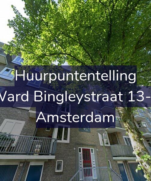 Foto gevel Huurpuntentelling voor Ward Bingleystraat 13-2, Amsterdam