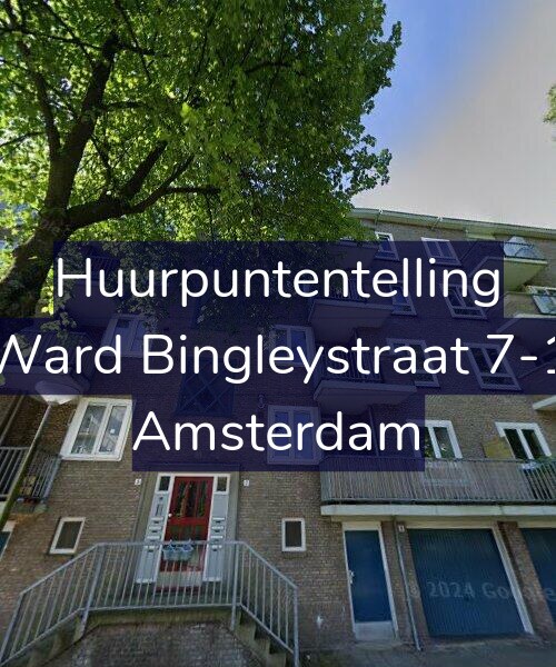 Foto gevel Huurpuntentelling voor Ward Bingleystraat 7-1, Amsterdam