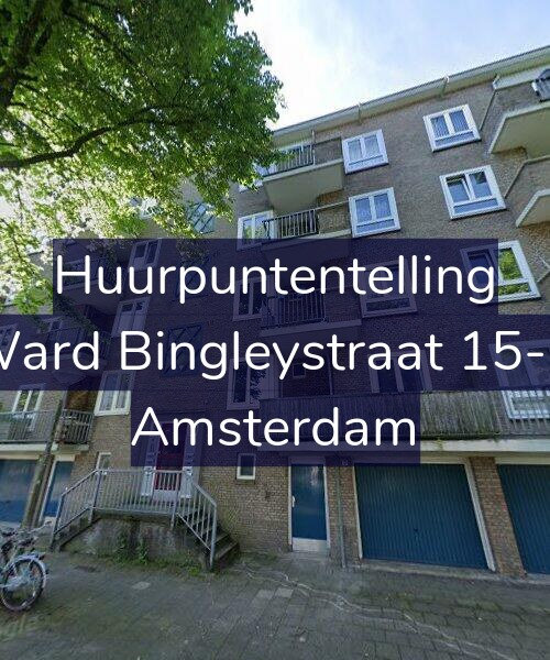 Foto gevel Huurpuntentelling voor Ward Bingleystraat 15-H, Amsterdam