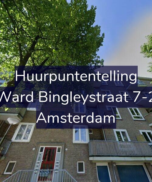 Foto gevel Huurpuntentelling voor Ward Bingleystraat 7-2, Amsterdam