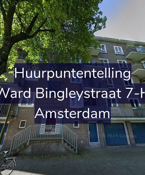 Foto gevel Huurpuntentelling voor Ward Bingleystraat 7-H, Amsterdam