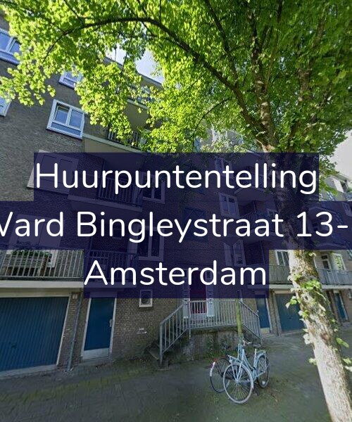 Foto gevel Huurpuntentelling voor Ward Bingleystraat 13-H, Amsterdam