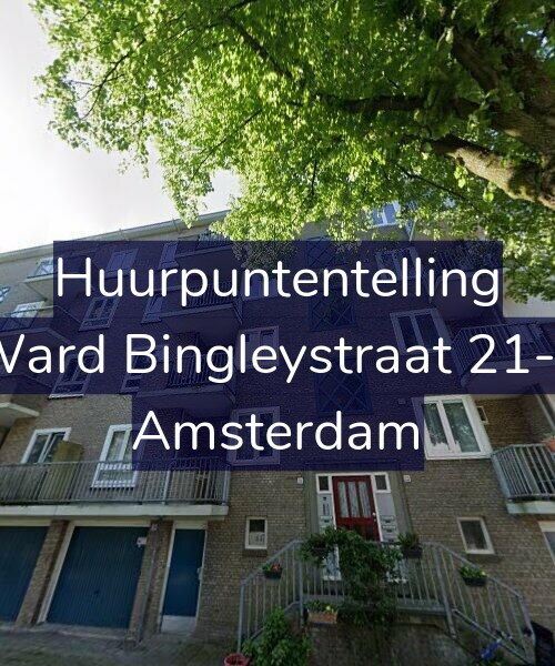 Foto gevel Huurpuntentelling voor Ward Bingleystraat 21-1, Amsterdam