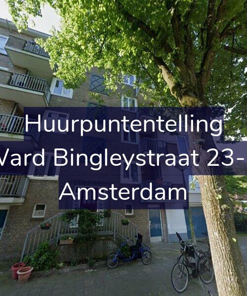 Foto gevel Huurpuntentelling voor Ward Bingleystraat 23-H, Amsterdam