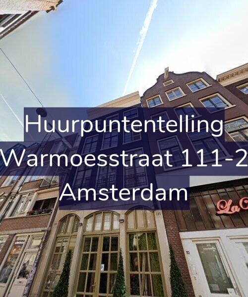 Foto gevel Huurpuntentelling voor Warmoesstraat 111-2, Amsterdam