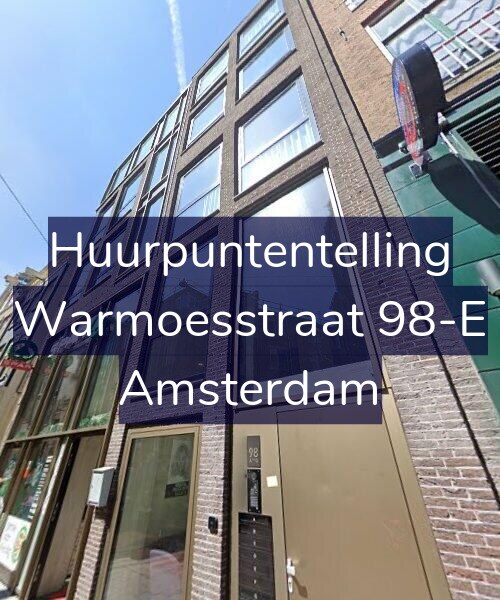 Foto gevel Huurpuntentelling voor Warmoesstraat 98-E, Amsterdam