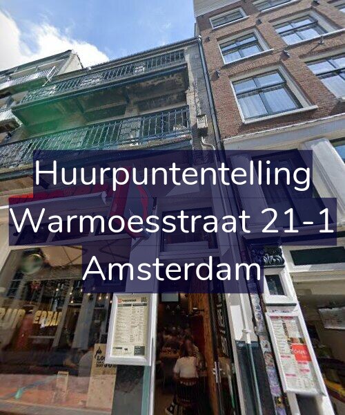 Foto gevel Huurpuntentelling voor Warmoesstraat 21-1, Amsterdam