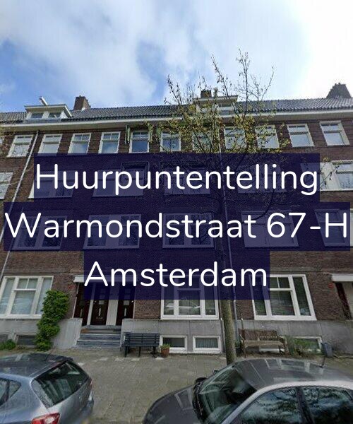 Foto gevel Huurpuntentelling voor Warmondstraat 67-H, Amsterdam