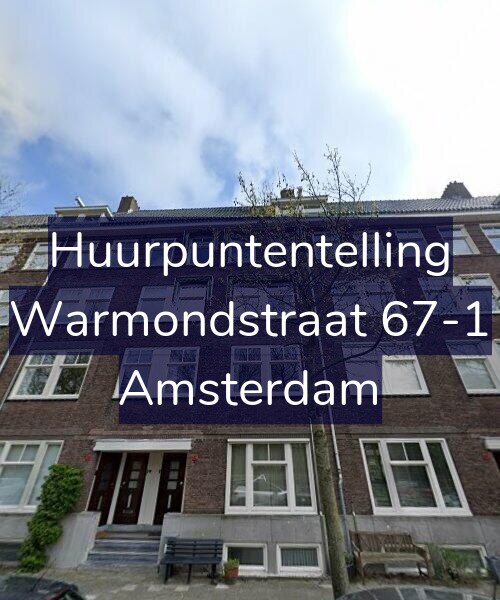 Foto gevel Huurpuntentelling voor Warmondstraat 67-1, Amsterdam