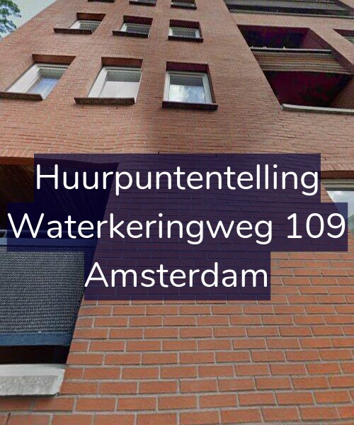Foto gevel Huurpuntentelling voor Waterkeringweg 109, Amsterdam