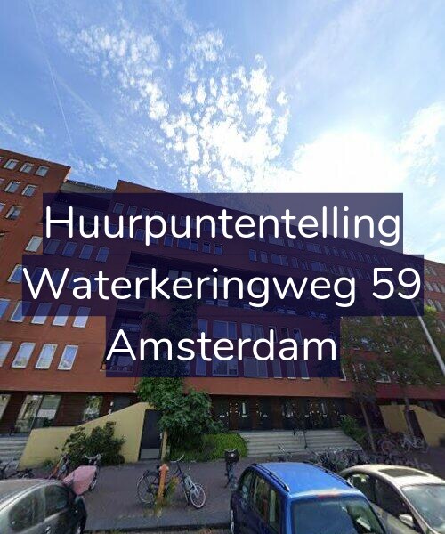 Foto gevel Huurpuntentelling voor Waterkeringweg 59, Amsterdam