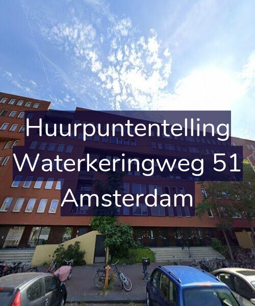 Foto gevel Huurpuntentelling voor Waterkeringweg 51, Amsterdam